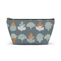 Frond Accessory Pouch w T-bottom in Aqua